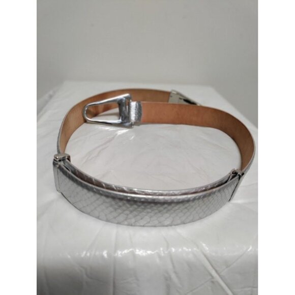 Koko & Palenki Genuine Python Silver Adjustable Belt Maximalist - Picture 7 of 8